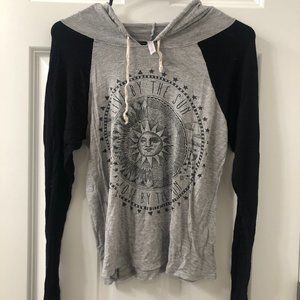 Sun & Moon Hoodie Long Sleeve Shirt